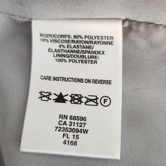 Vintage DKNYC Open Fold Over Front Slimming Sides Color Block Blazer - Picture 6 of 6